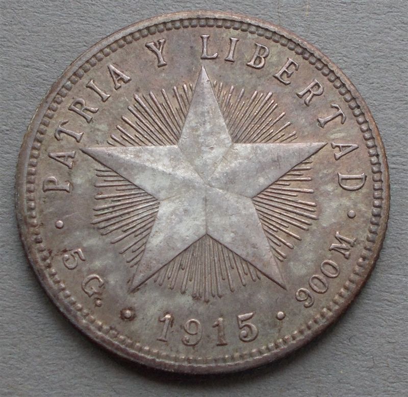 1915-Cuba-20-Centavos